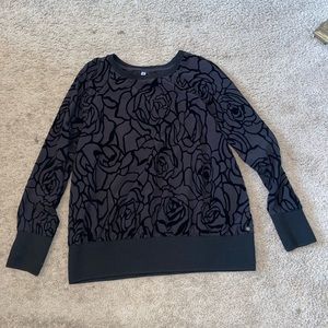 Fabletics rose long sleeve pullover jumper
